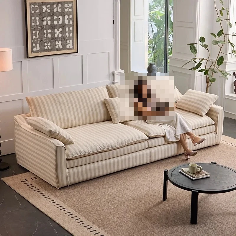 Factory Direct 2026 White Lounge Living Room Sofas Sectional Lazy Cute Room Decor Garden Outdoor Sofa Relaxing Hallway