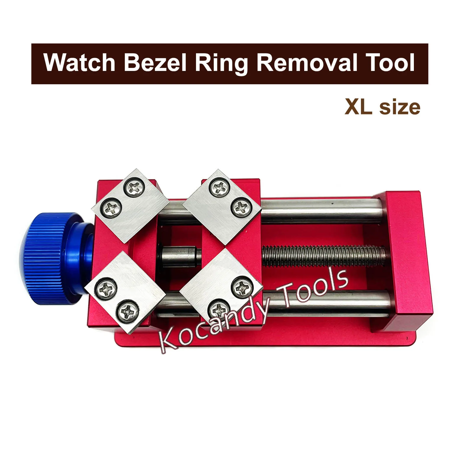 Watchmakers Tool Extra Large Red Watch Bezel Remover Max.50mm Caseback Opener W9155