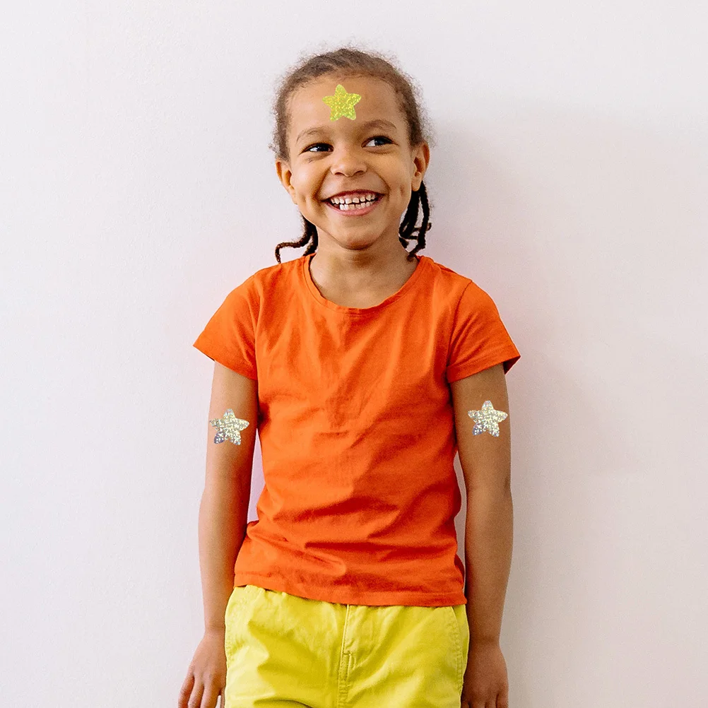 Pentagram Shaped Sticker High Definition Printed Paper Reward Stickers for Students Teachers Gifts Stickers for Adults