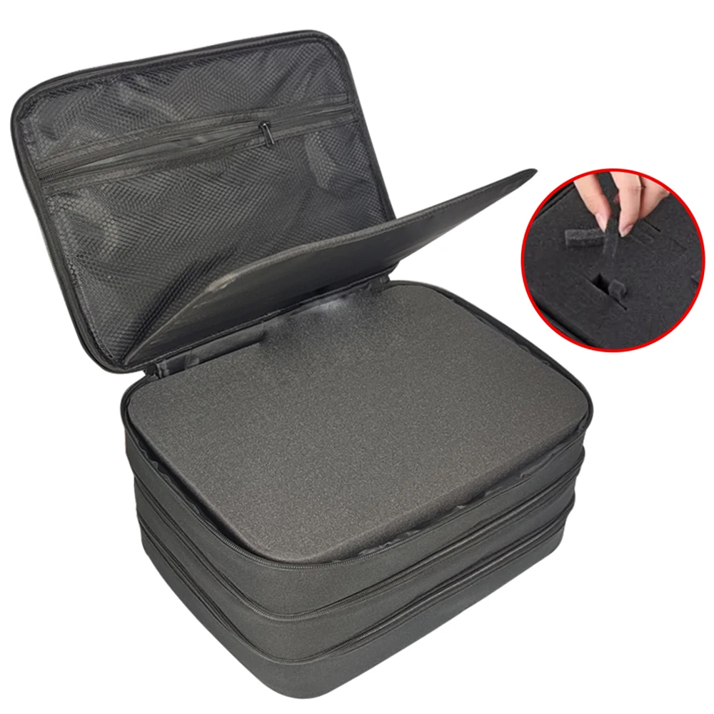 EVA Storage Bag With Custom Sponge Diy Handmade 2/3 Layer Option Waterproof Large Travel Bags Tool Case Box As Boy Girl Gift