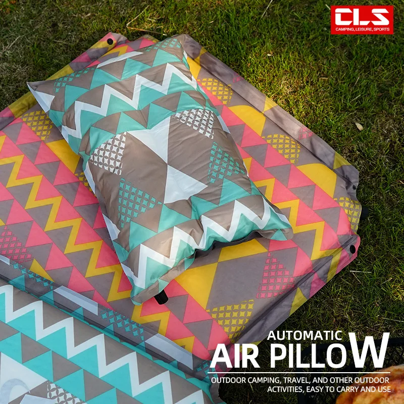 

Selpa Outdoor Ethnic Style Automatic Inflatable Pillow Leisure Tent Camping Equipment Siesta Car Travel Camping Pillow