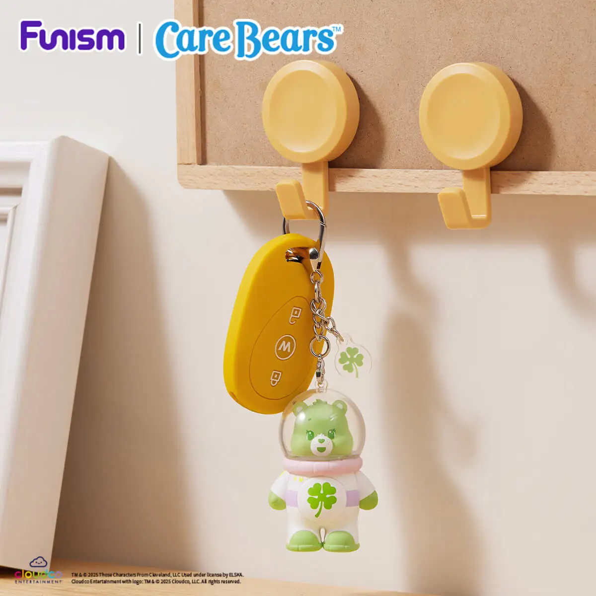 FUNISM Care Bears Serie Schlüsselanhänger Blind Box Figur Niedliches Geschenk für Kinder Geburtstagsparty Actionfigur Sammlerstück Süßes Geschenk