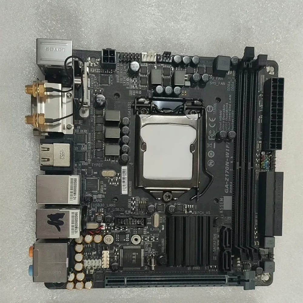 

GA-Z270N-WIFI Z270N-WIFI 17*17 Mini ITX Компьютерная материнская плата Процессор Двойные сетевые порты Z270 Материнская плата