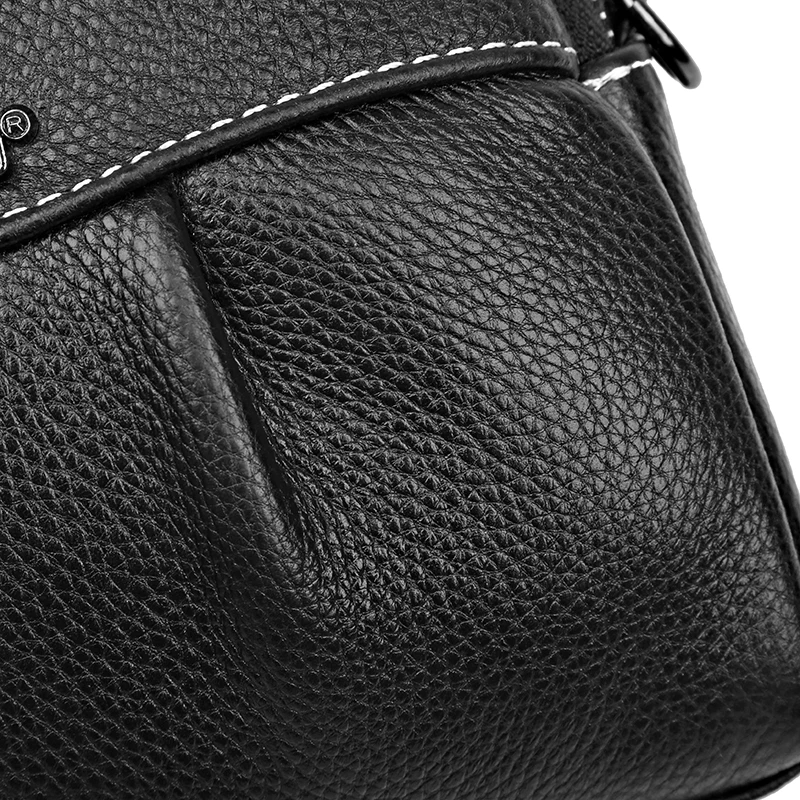 Woman Messenger Bag Genuine Leather Crossbody Bag Quality Clutch Bag New Trend Solid Color Handbag Fashion Quality Leisure Bag