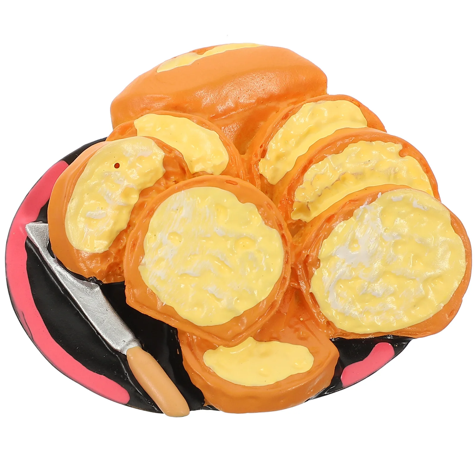 ثلاثية الأبعاد محاكاة الغذاء مغناطيس الثلاجة فريد الراتنج شكل الخبز عقد آمن للصور ملاحظات المطبخ الحمام مكتب غرفة الدراسة ديكور #3