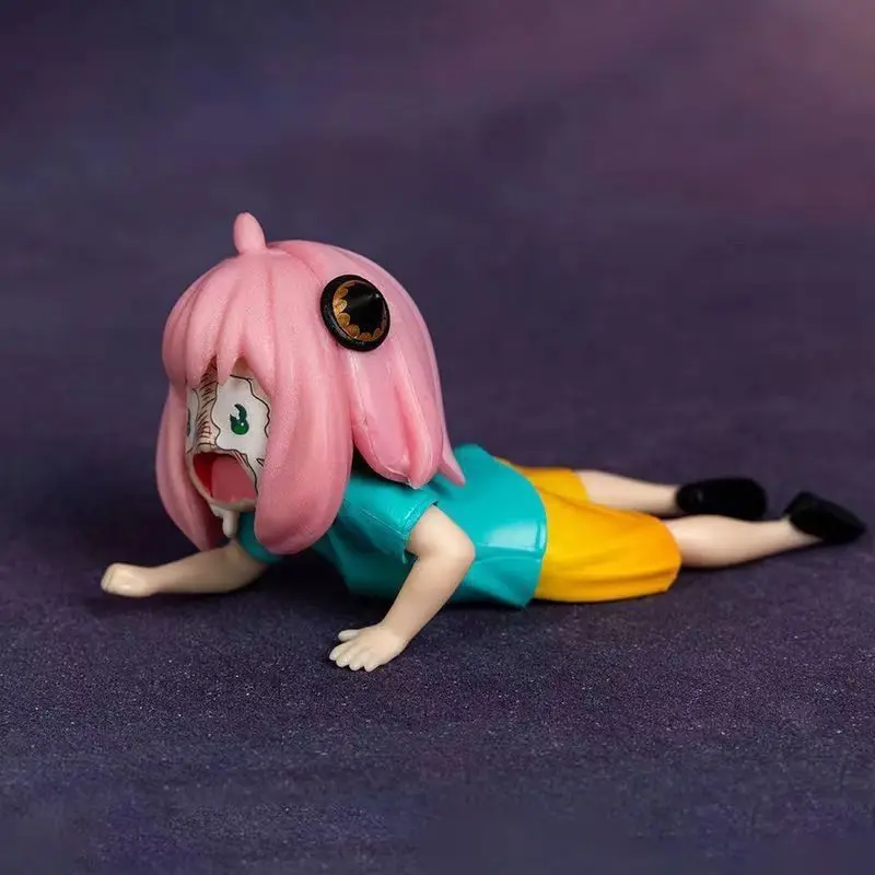 Spy x Family Anya Car-mounted Case Figurine Cute Anime Gift Statue Model for Desktop - view 3