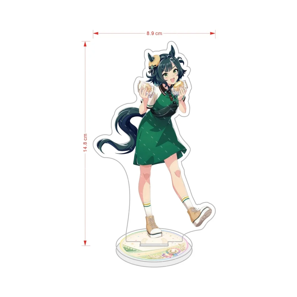 Uma Musume Pretty Derby 15cm Acrylic Stand Special Week Tokai Teio Casual Outfit Desktop Ornament Collectible Gift Keychain