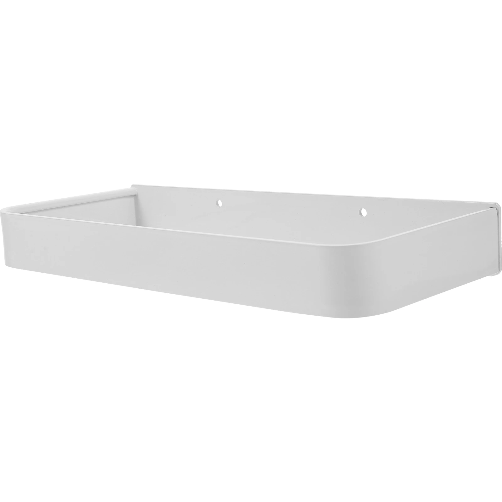 

Wall Mounted 30CM White Storage Rack Towel ganizer Rack Kitchen Bathroom Shelf Towel ganizer Home Storage
