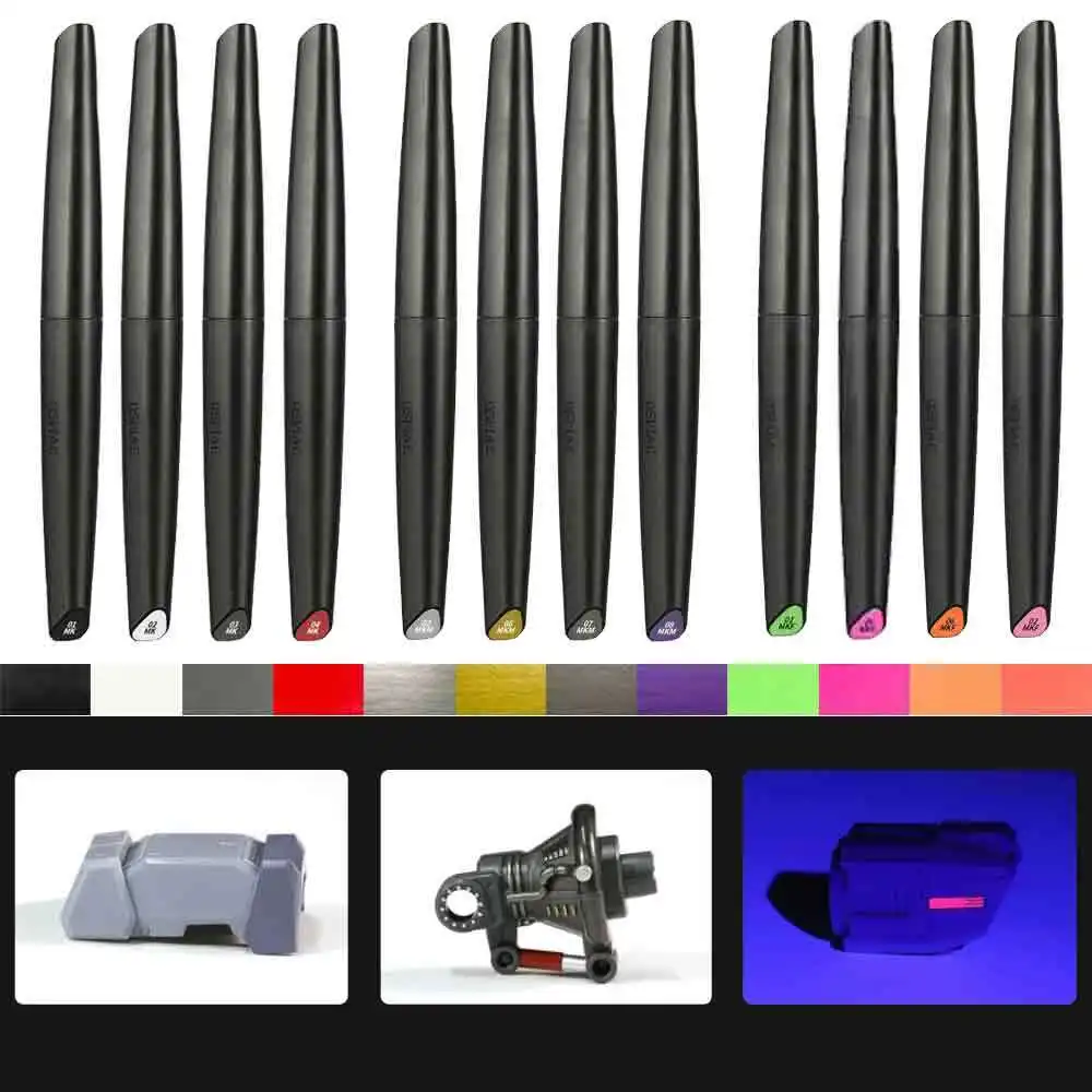 

DSPIAE Water-based Soft Tip Marker Pen for Plastic Model Hobby DIY Coloring