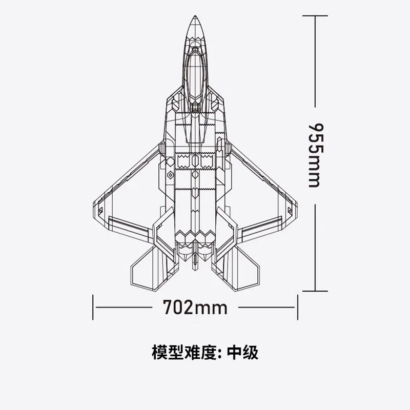 Xfly Xunfei Model Airplane Culvert Twin 40mm F-22 Raptor Raptor 4s Electric Rc Plane Toy Gift Collect Outdoor recreation