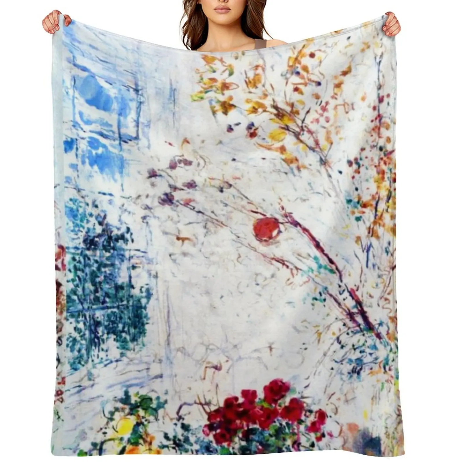 

Lunaria, (digitally enhanced by WatermarkNZ Press) Throw Blanket Soft Plush Plaid warm for winter Stuffeds funny gift Blankets