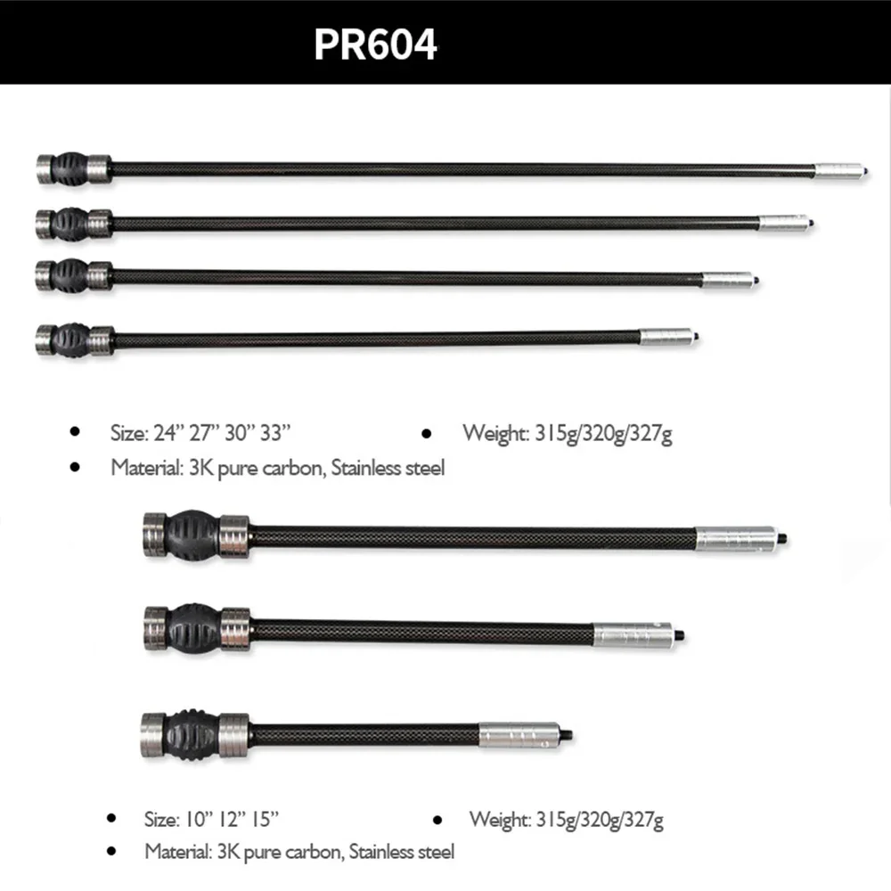 

Стабилизатор Topoint PR604, 10 дюймов, 12 дюймов, 15 дюймов, боковая панель, чистый углерод 3K, для соединительного лука, аксессуар