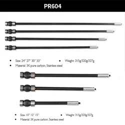 Topoint PR604 Stabilizer 10''12''15'' Side Bar 3K pure carbon for Compound Bow accessory