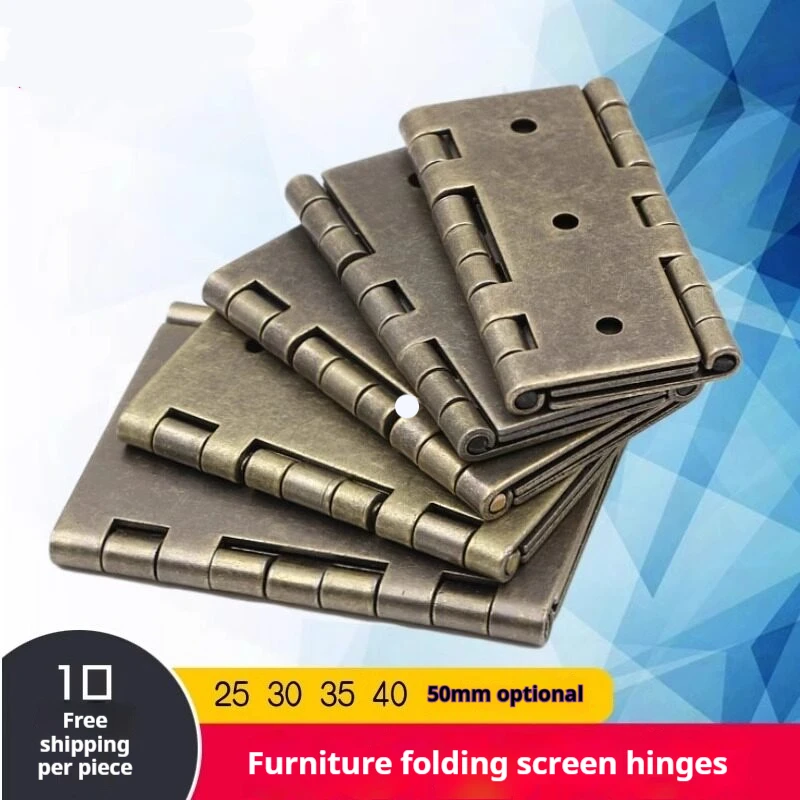 Furniture Hinge Folding Screen Hinge Folding Screen Hinge Hinge Leaf Double-Sided Double-Direction Old-Fashioned Folding Hinge
