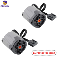 2PCS XL Motor Power Functions MOC Technology PF Blocks Speed Motor Compatible with Legoeds 8882