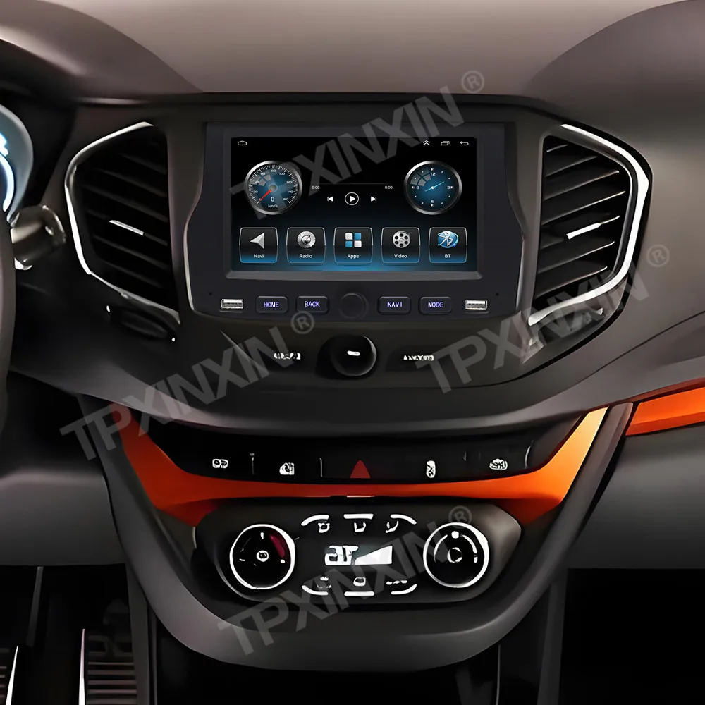 7 Inch Car Radio Stereo Receiver For LADA GRANTA 2018 2019 Android 13 Auto Carplay Multimedia Screen GPS Navigation Head Unit