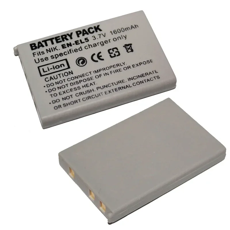 2271600mAh EN-EL5 Digital Camera Battery For Nikon Coolpix P4 P80 P90 P100 P500 P510 P520 P530 P5000 P6000 P5100 5200 Batteria