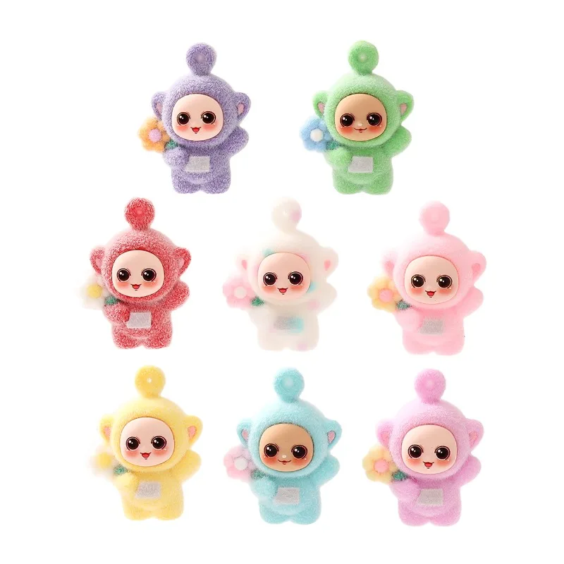 Cute Cartoon Teletubbies Series 8PCS Exquisite Model Toy Creativity Car Tabletop Toys Men and Women Birthday Gift - view 3