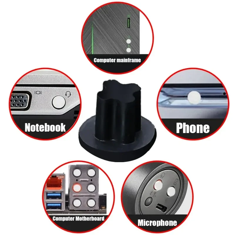 Silicone Earphone Hole Anti Dust Plug for Mobile Phone Tablet Laptop Computer MP3 Headphone Jack Protector Caps 3.5mm Universal