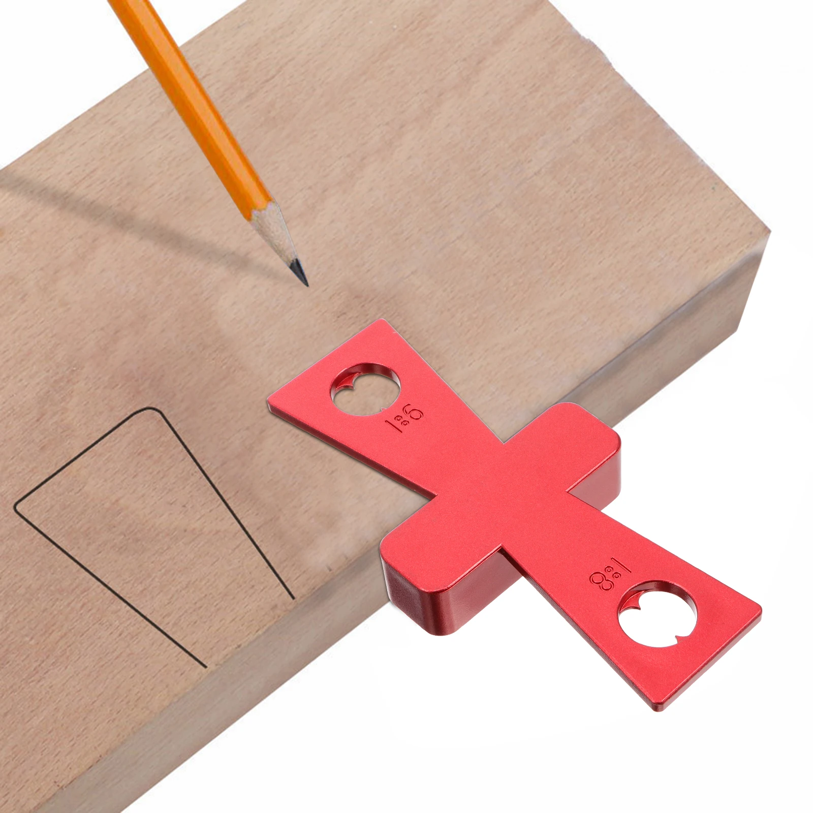 

2 Pcs Dovetail Scribe Carpenter Marking Gauge Parallel Scribers Manual Scale Ruler Precision Tool ABS Lightweight Durable