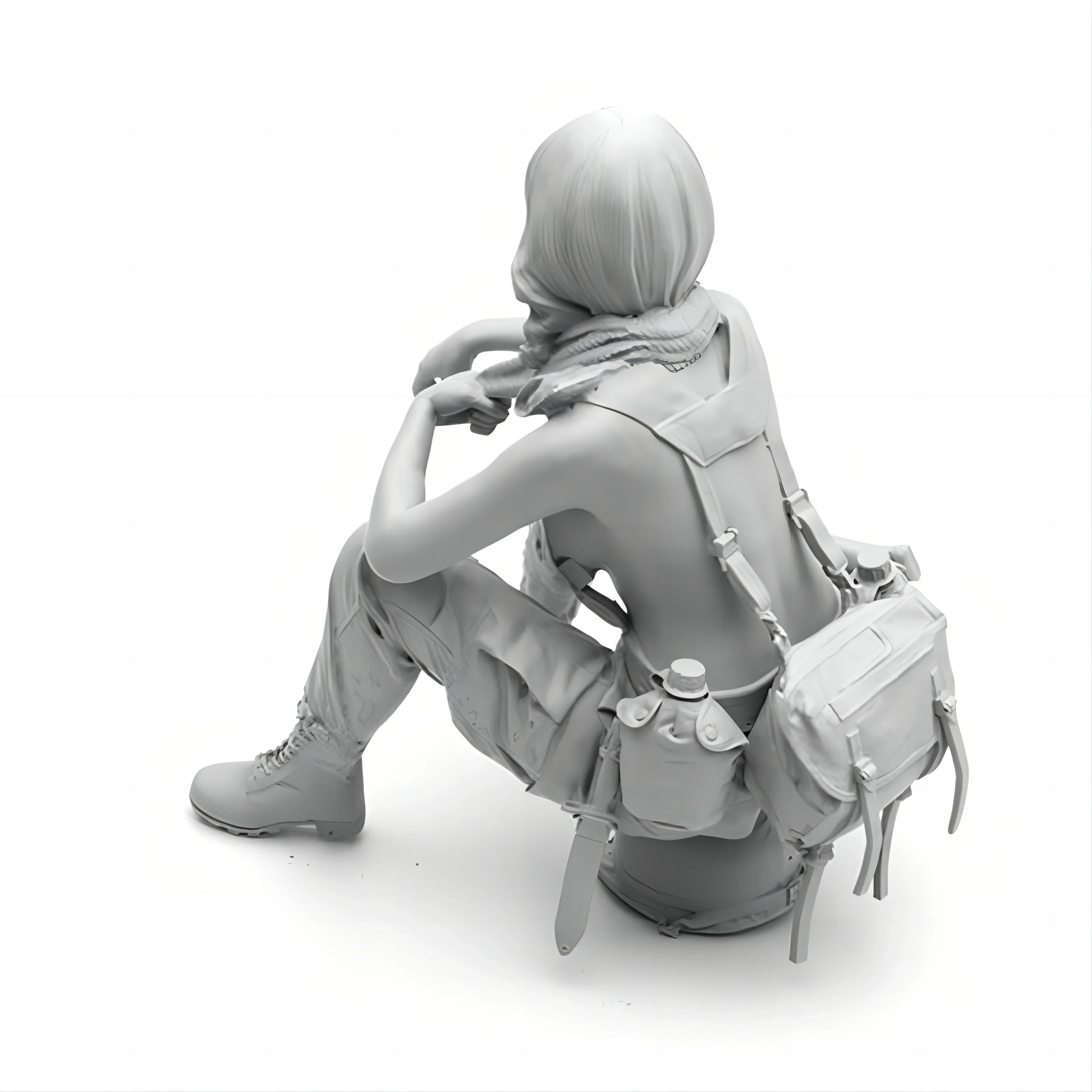 1/24 zestawy figurek modeli z żywicy GK, motyw wojskowy, niezmontowane i niepomalowane