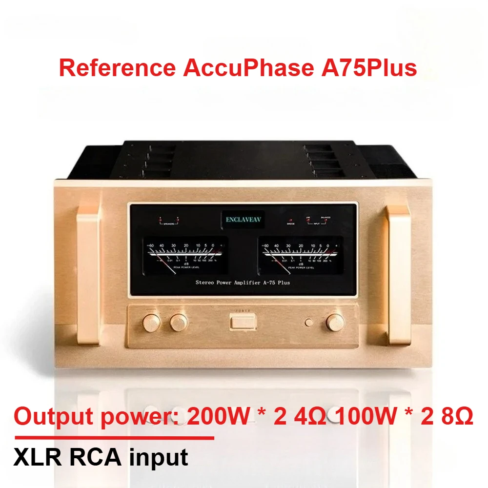 Amplificador de Potencia CHUBAN Reference Accuphase A75plus: HiFi, Alta Potencia, Alta Gama, Audio Doméstico Totalmente Balanceado