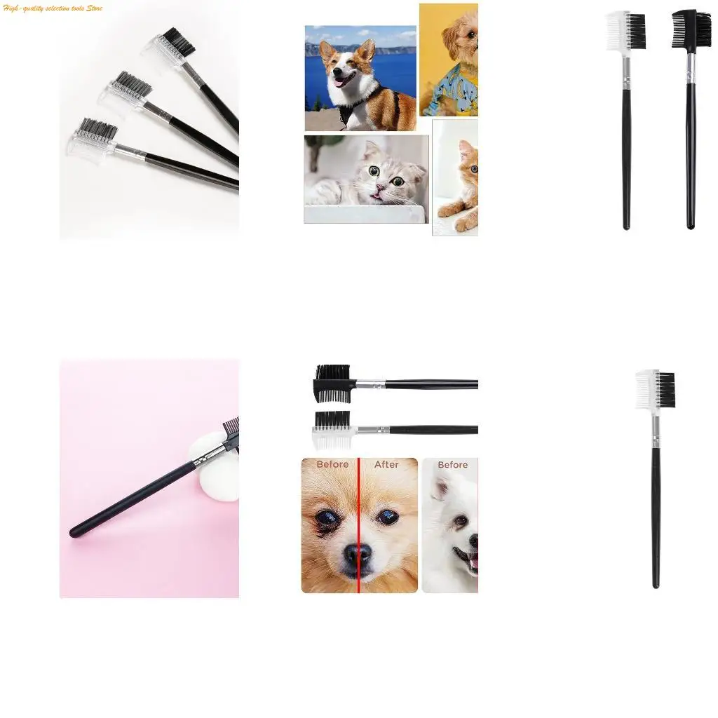 203F Dog Eye Comb Tear Stain Remover Multi Purpose Grooming Brush for Chihuahuas
