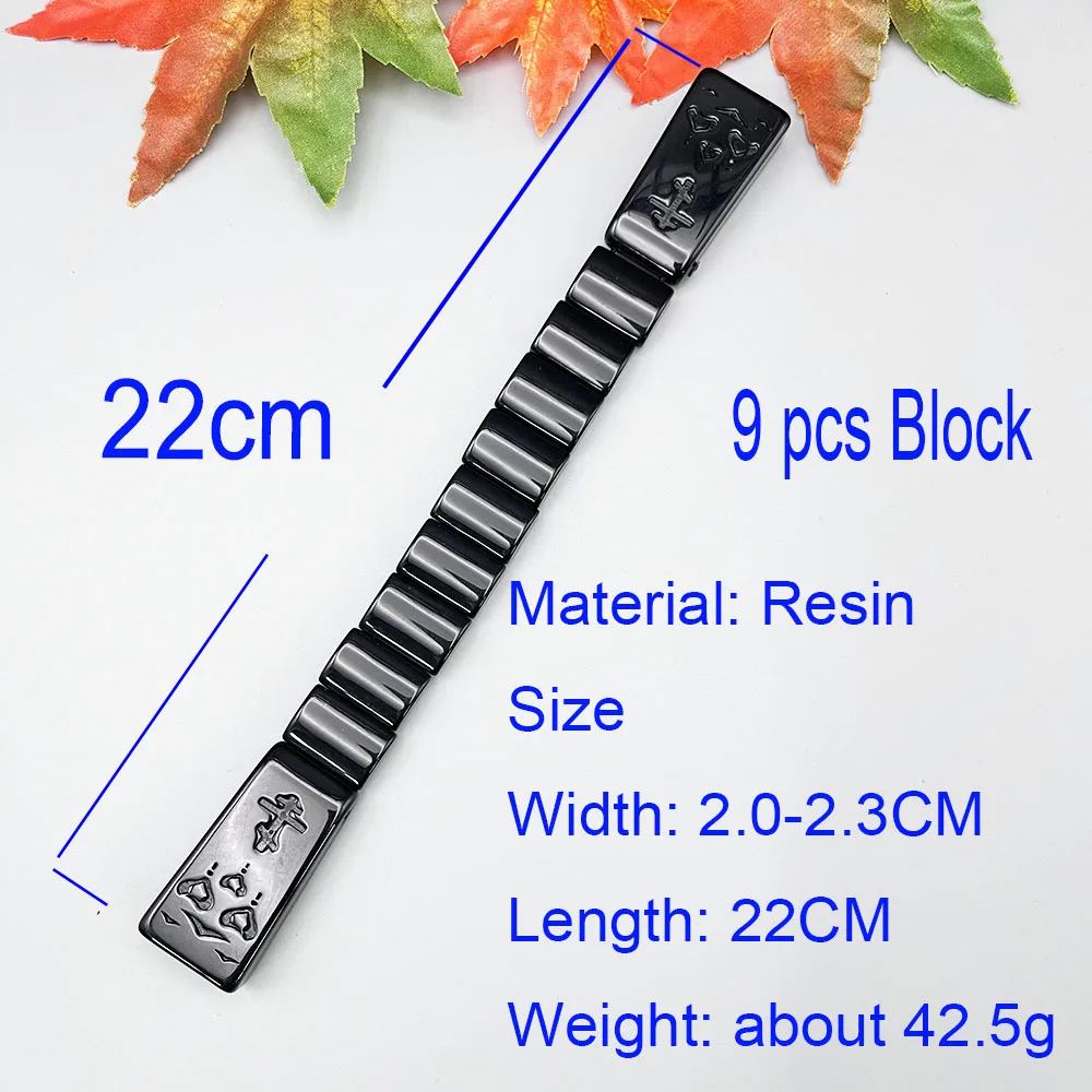 NJ119 New CHETKI Matter Black Bright Surface Block 3D Resin Cross Church Style Fingertip Decompression Foldable Rotating Rosary