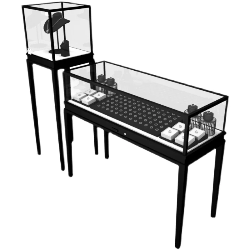 

Custom Store Cabinet Showcase Glass Jewelry Display Counter