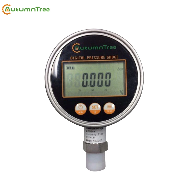 a 0.25% 100MM 5-36VDC digital Pressure Gauges