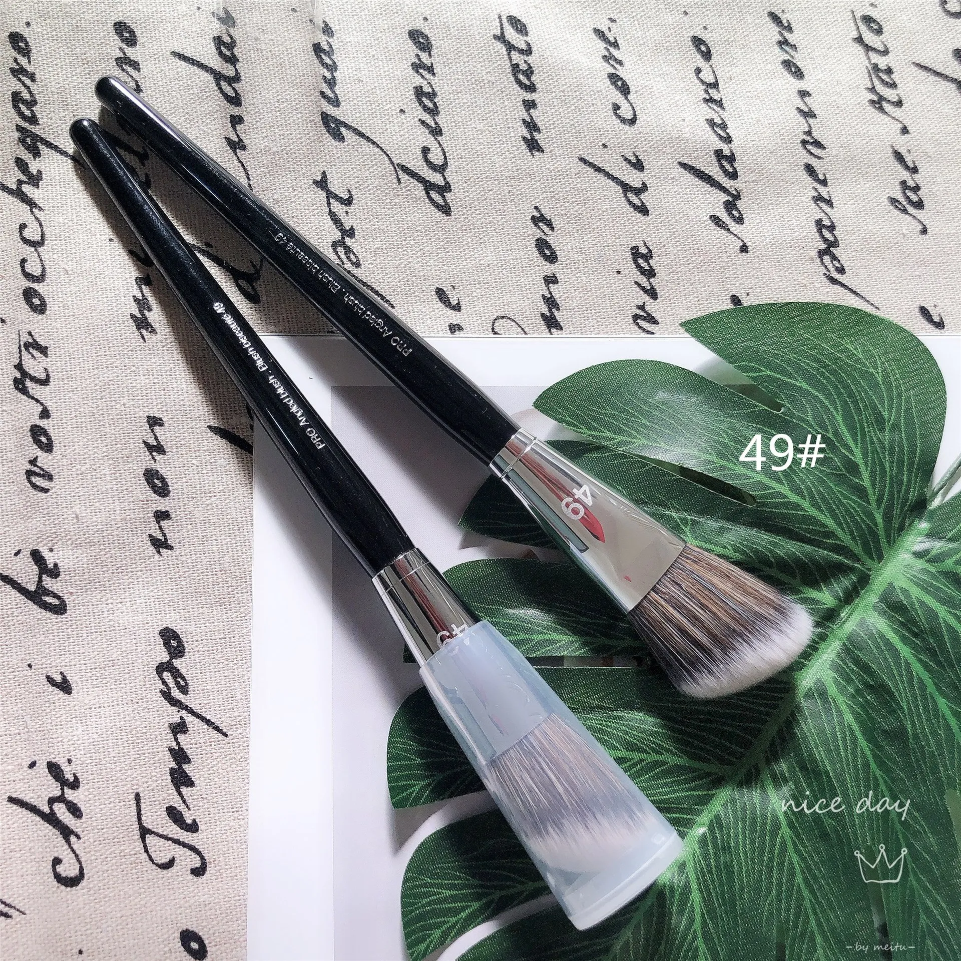 SEP #49 Contouring Brush Silhouette Mandible Line Brush Bevel Angle Cheekbone Blush Sculpture Makeup Brush Beauty Tools