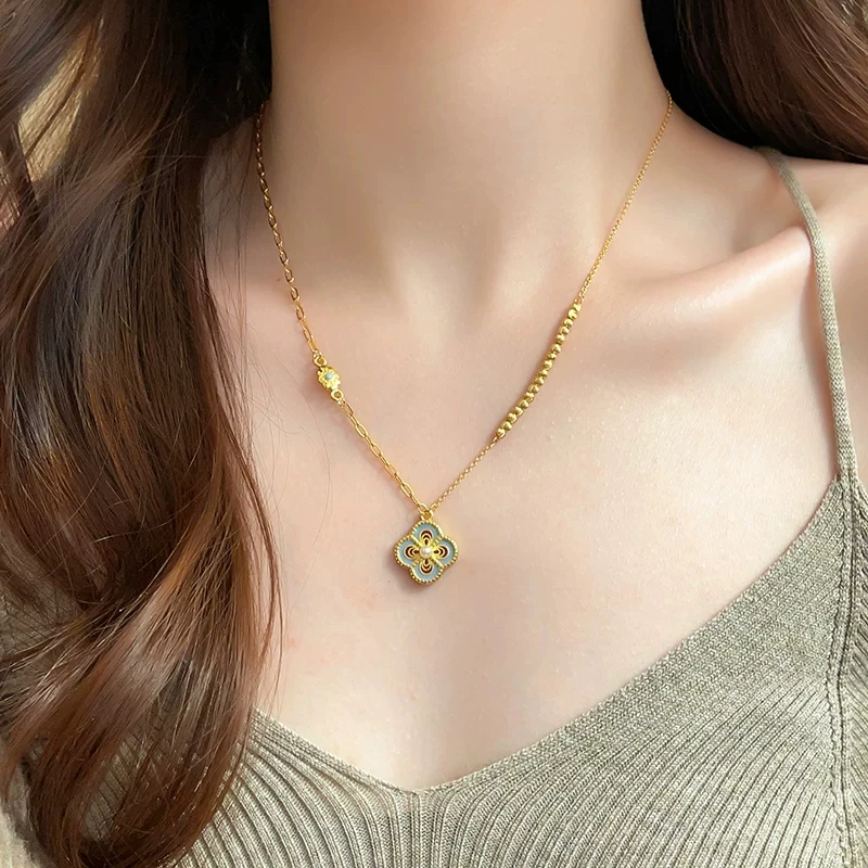 collier-trefle-a-quatre-feuilles-emaille-style-chinois-raytimone-pour-femme-nouvelle-collection-2026-chaine-de-pull-bijoux-tendance