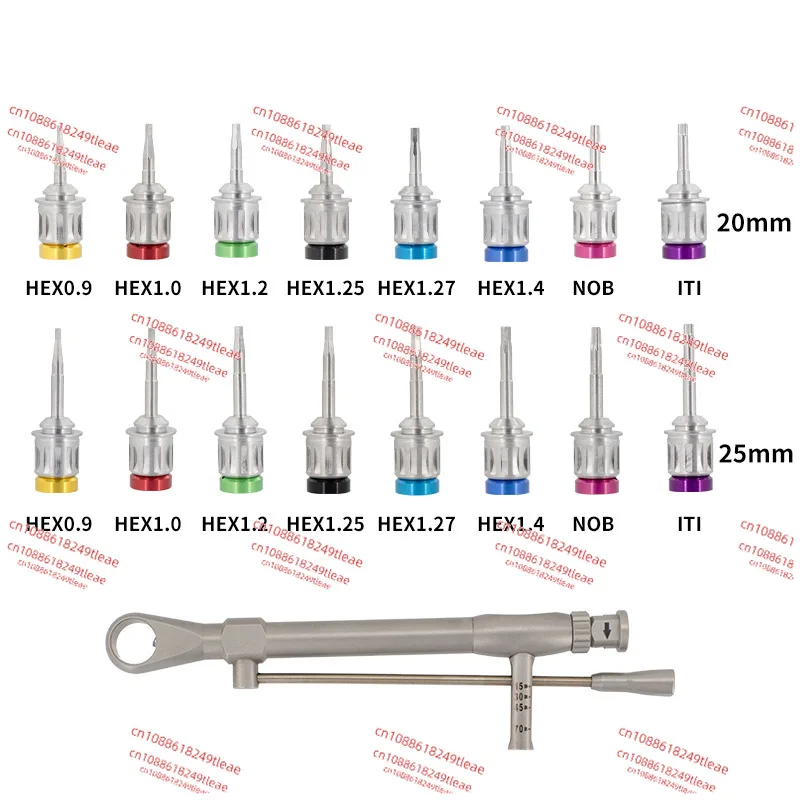 Dental Universal Implant Restoration Kit Phase II Screwdriver Manual torque wrench