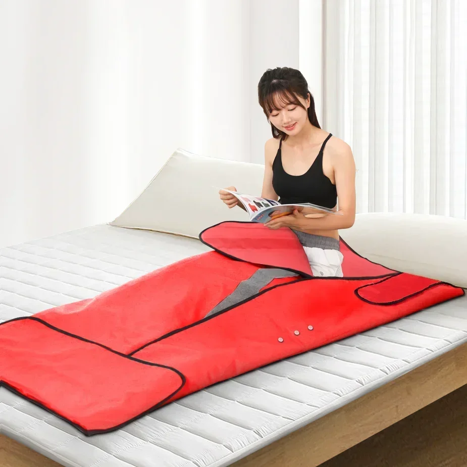 

Bestseller Hot Selling New Design Body Slimming Stones Fir Far Infrared Sauna Blanket 3 Zones Weight Loss For Detox