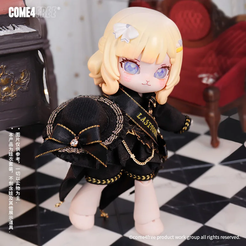 Authentische Black Knight Babykleidung auf Lager Ob11 Puppe Bjd Puppenkleid Kleid Überraschung Geburtstagsgeschenk Nur Kleidung