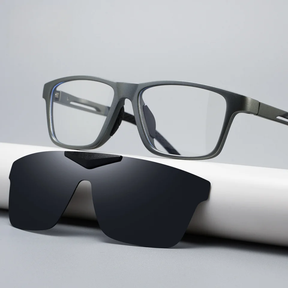 

Новые модные классические ретро-очки с магнитными клипсами для близоруких, стильные, для отдыха, путешествий, с защитой от УФ400, многофункциональные