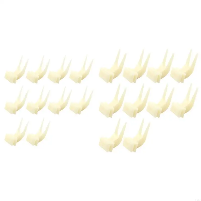 Birdcage Feeding Forks Treats Feeder Parrots Fruit Holder Foraging Supply 10PCS Q5WC