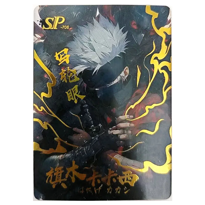 Anime Dinosaur NARUTO Rare SP SSP Refraction Game Collectible Cards Hatake Kakashi Haruno Sakura Toys for boys Birthday Present