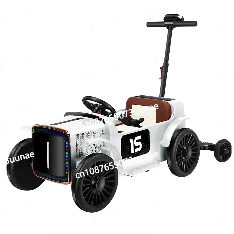 Electric Car Can Seat Adults with Double Boys and Girls  New Parent-child Car Four-wheel Remote Control Car