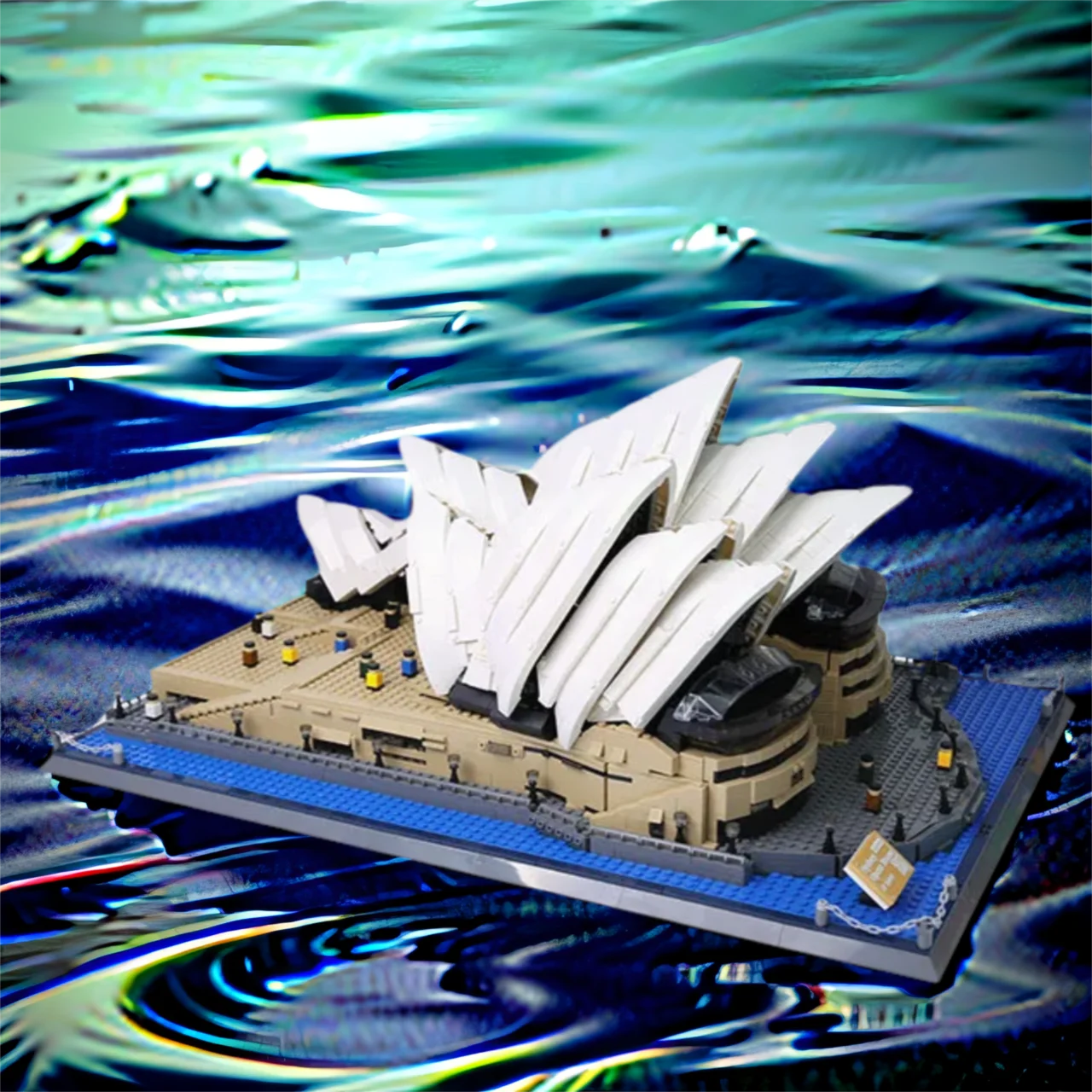 Creative World Famous Modern Architecture Australia Sydney Opera House Building Block Model Sets Brick Toys Collection For Gift