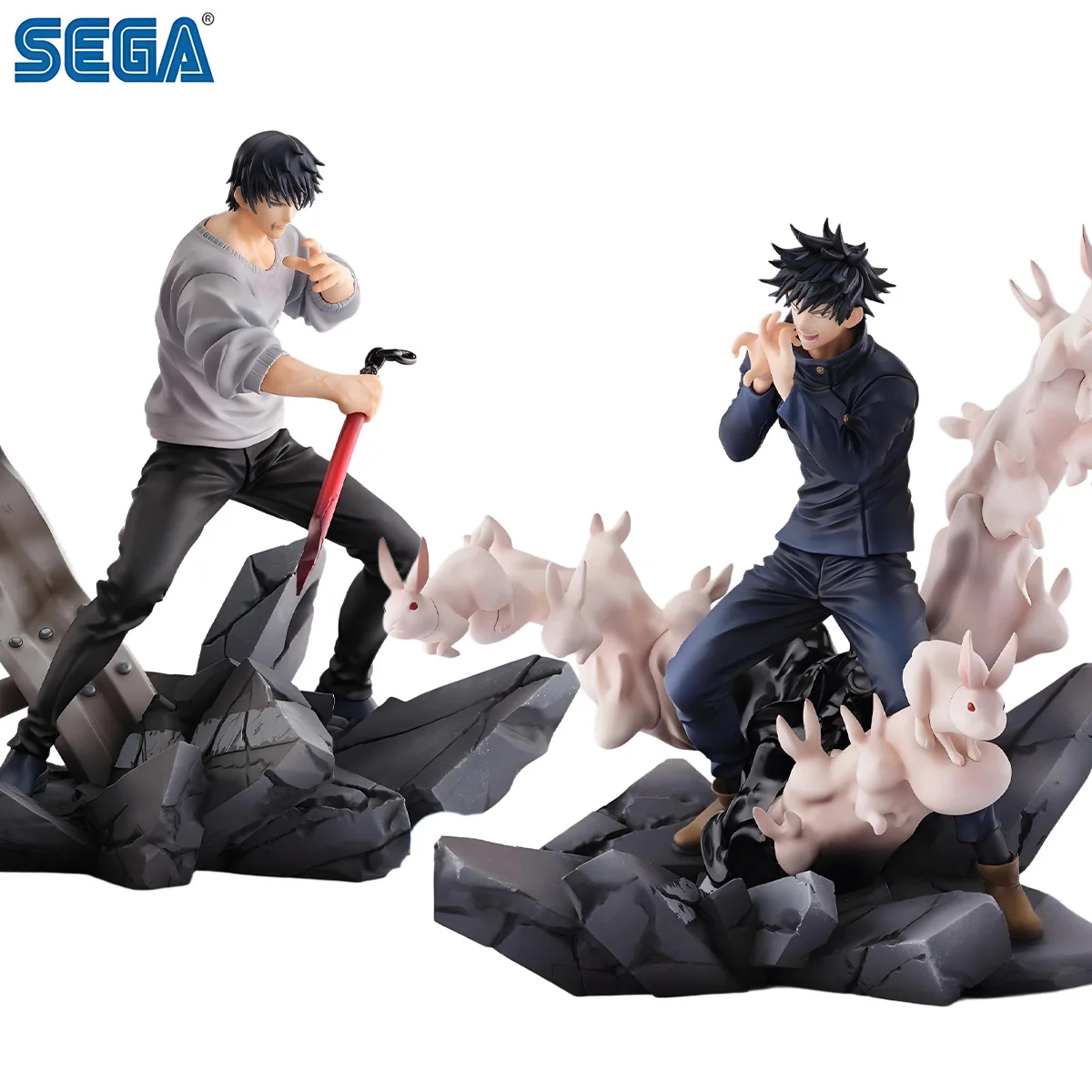 

In Stock Original Genuine SEGA Jujutsu Kaisen Fushiguro Toji Fushiguro Megumi Anime Action Figure 20cm PVC Model Toys Gifts