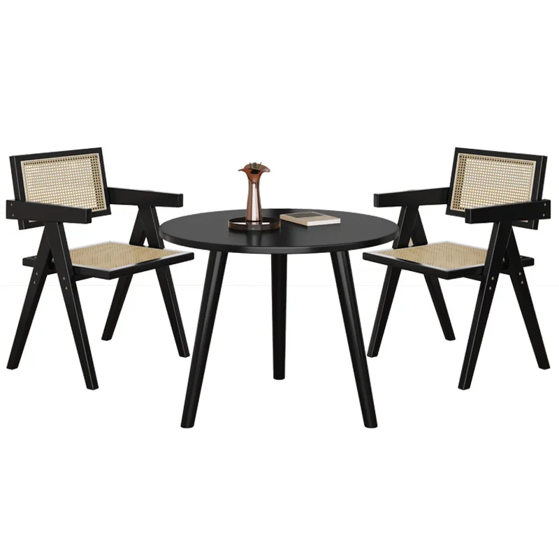 

Nordic solid wood dining , Chandigarh , balcony small round table