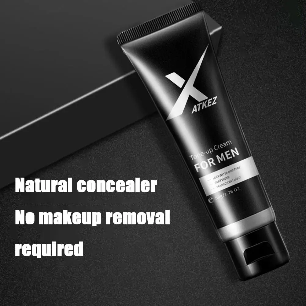 Men Moisturizing Cream Revitalising Nourishing Brighten Natural Cream Up Whitening Tone Lazy Cream Face Concealer Foundatio C1q5