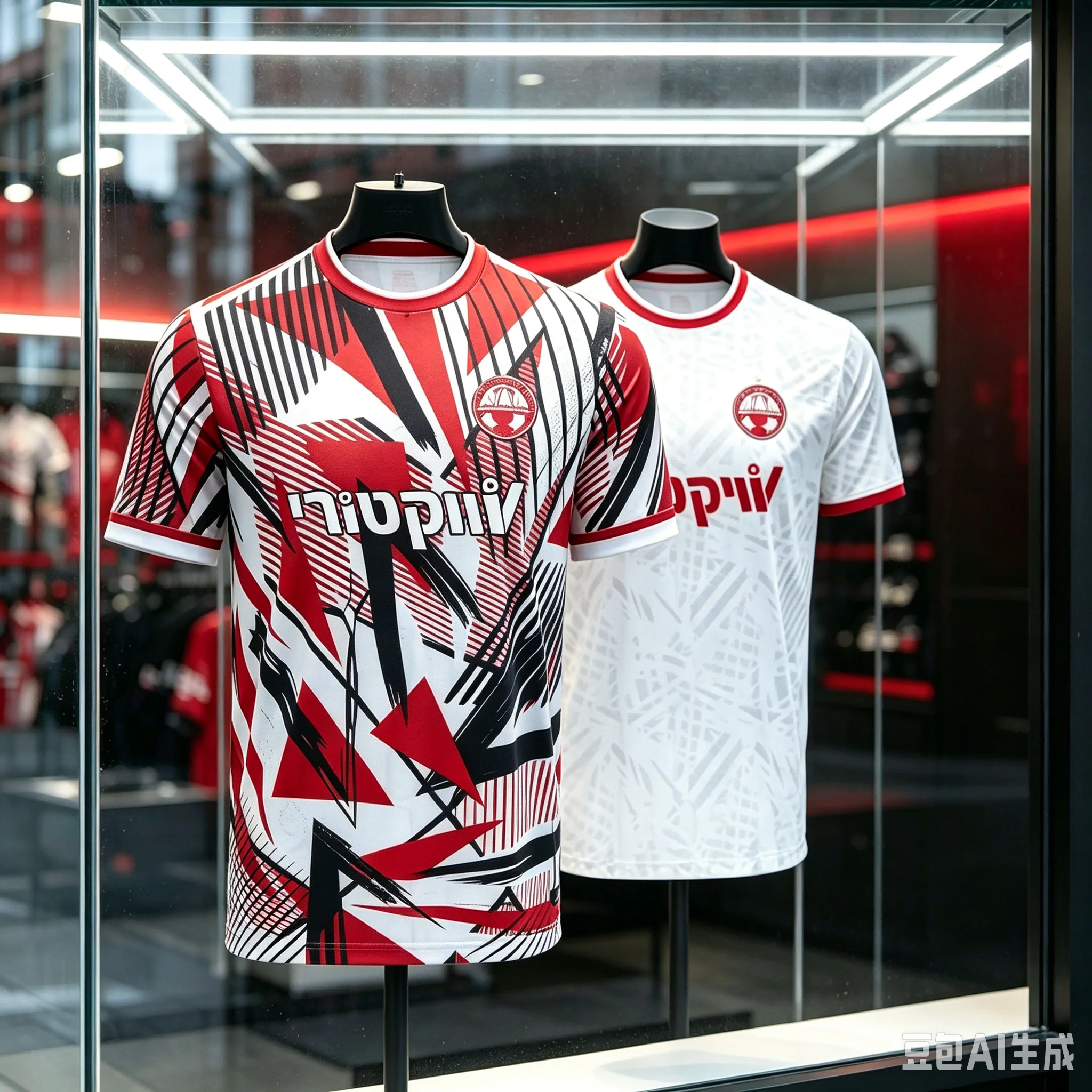 2026 New Hapoel Beer Sheva Home Football Jersey, Quick Drying Breathable Sports Top, Parent-child Matching Outfit
