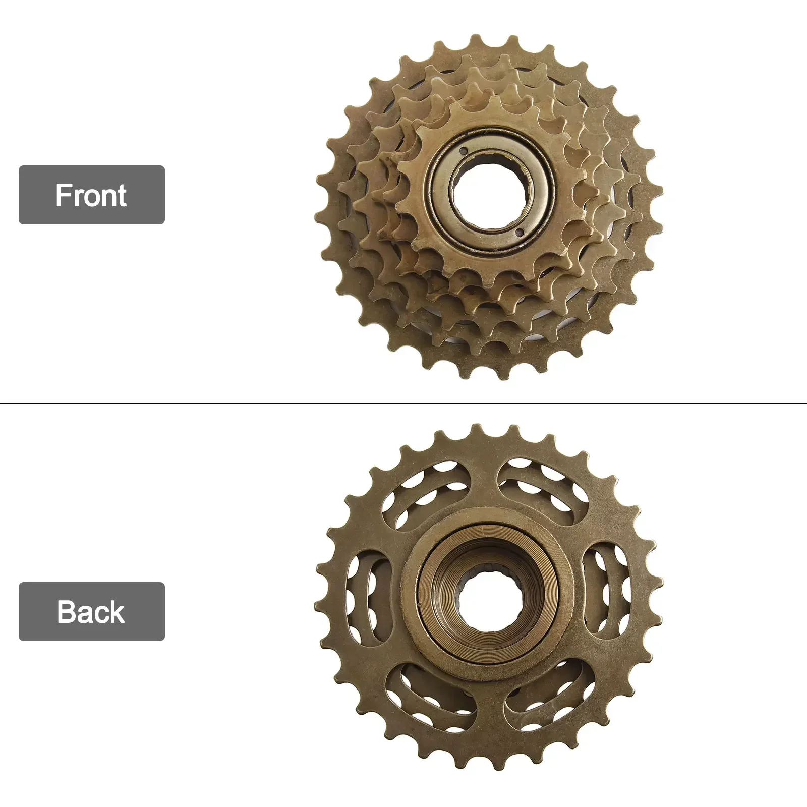 MTB Freewheel Freewheel Practical To Use Ride Easier Small Size Error Steel 14T-28T Anti-rust Brown Smooth Rotation Of Chain
