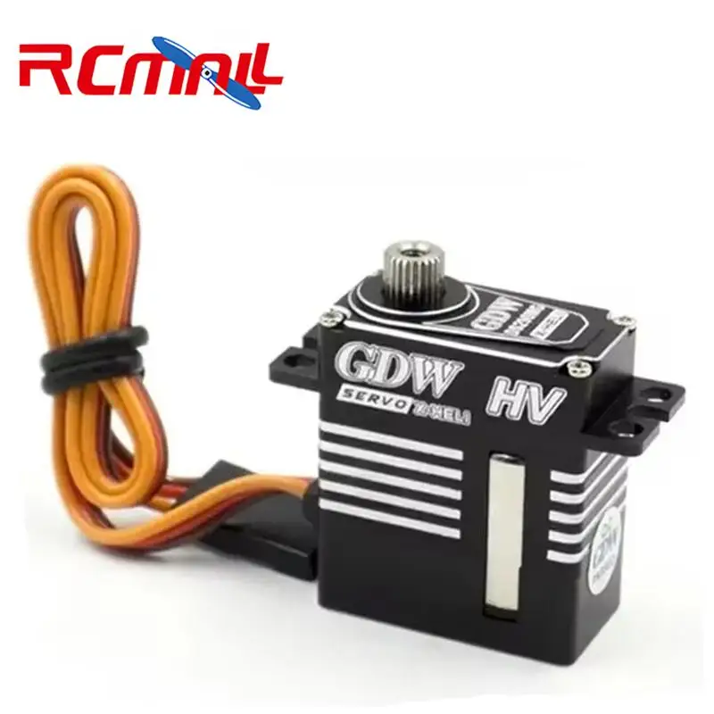 GDW DS290MG 4.8kg High Torque Digital Mini Servo Coreless Motor Metal Gear HV 7.4V Steering Servo for RC Helicopter Car Model