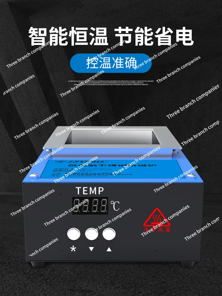 Single Digital Display Constant Temperature Stainless Steel Small Tin Furnace Intelligent Environmental Protection Dip Welding