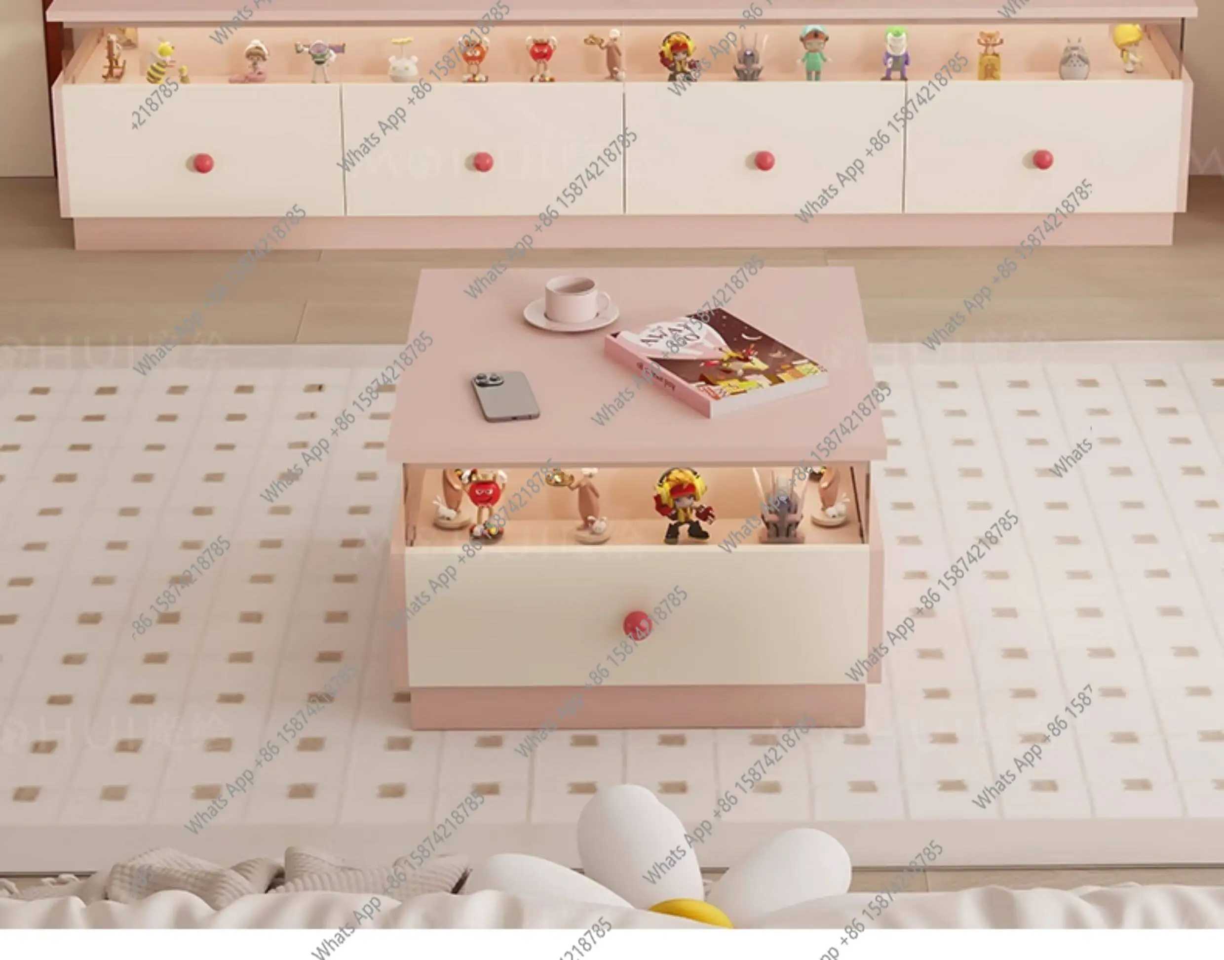 

Современный журнальный столик для гостиной, домашний боковой шкаф, чайный столик, художественный небольшой приставной столик, напольный шкаф для дома