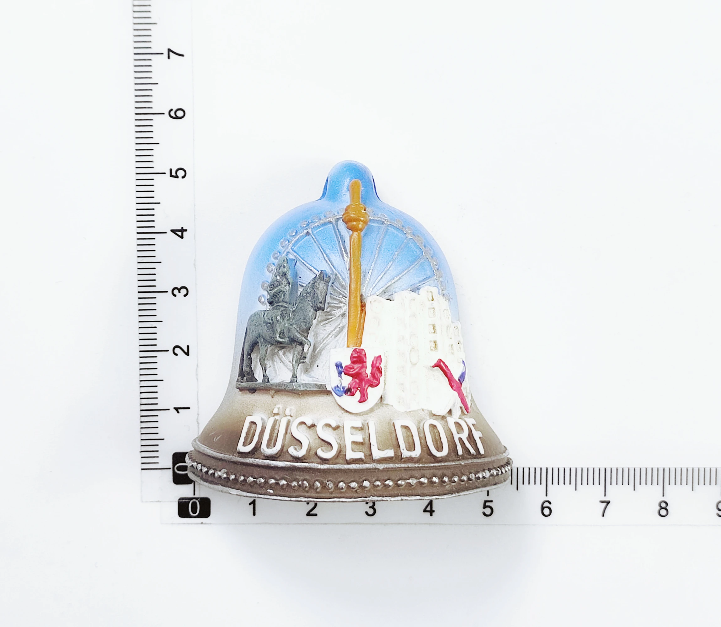 3D Dusseldorf Germany Fridge Magnet Souvenir Gift Resin Refrigerator Magnetic Sticker Collection Home Decoration