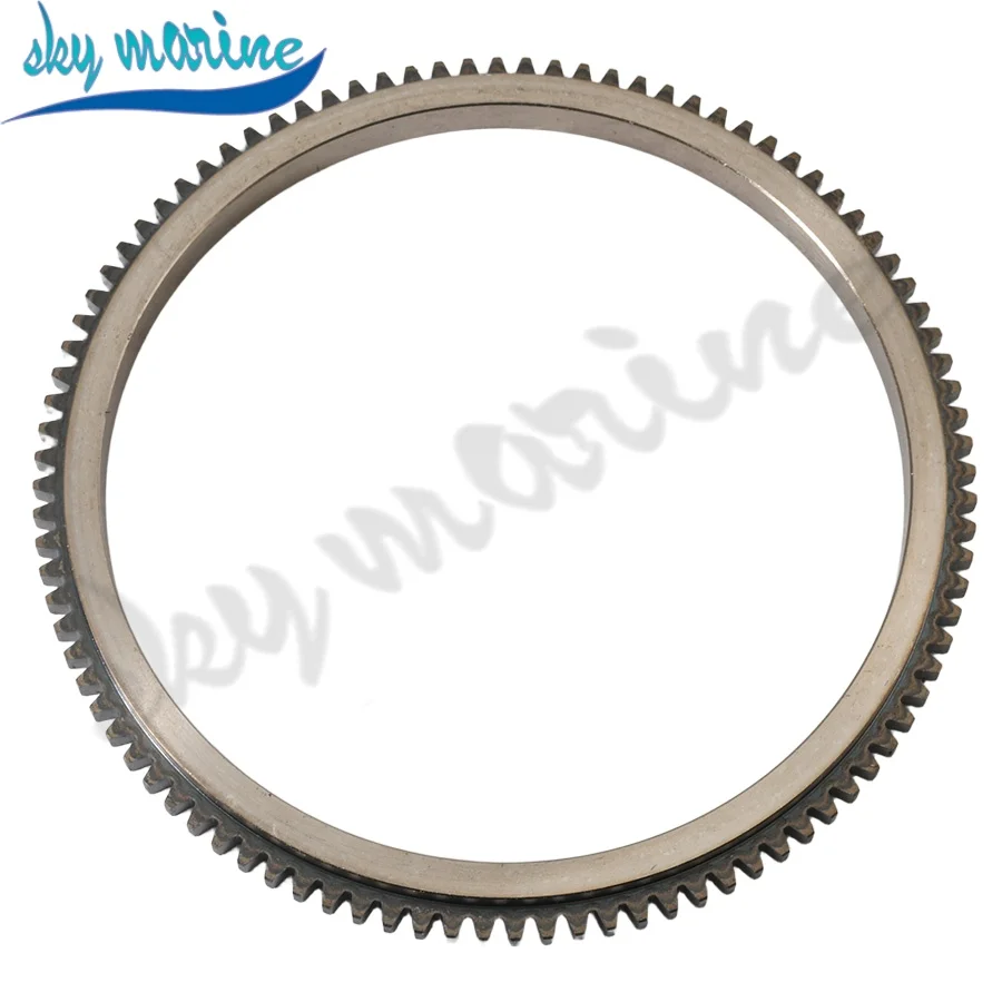 697-85550-00 For Yamaha Outboard Motor 48HP 55HP 2-Stroke Flywheel Crown Gear Ring Rotor Assembly 697-85550 697-85550-00-00 Part